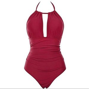 NEVER WORN!! Berry Red OnePiece SwimSuit